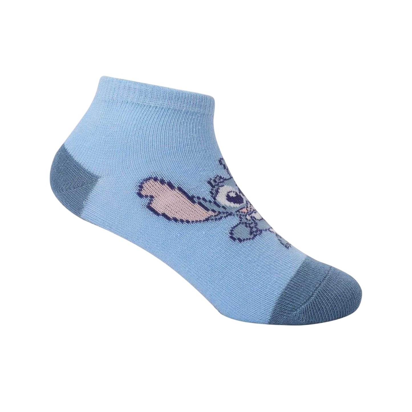Vibrant - Side - Lilo & Stitch Baby Trainer Socks (Pack of 5)