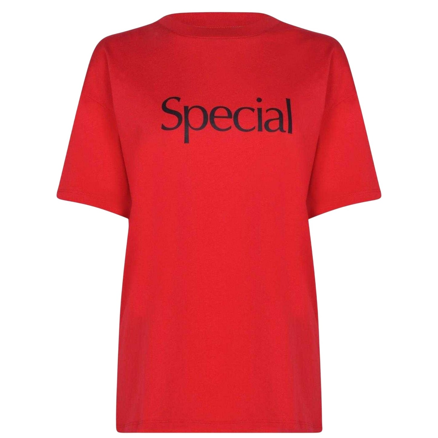 Red - Front - More Joy Womens-Ladies Special T-Shirt