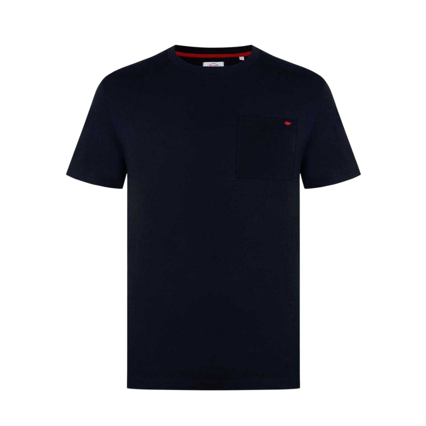Black - Front - Lee Cooper Mens Pocket Regular T-Shirt