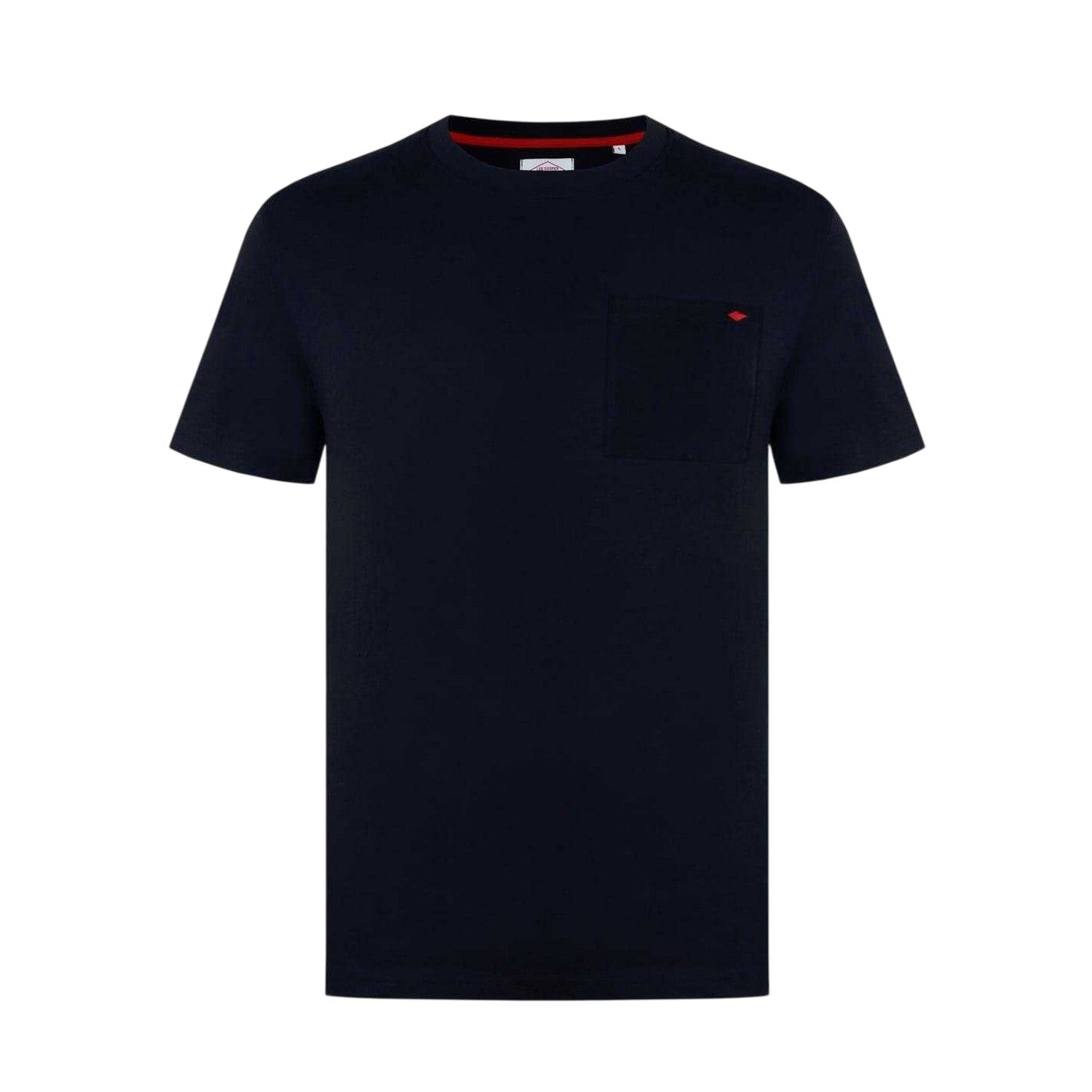 Black - Front - Lee Cooper Mens Pocket Regular T-Shirt