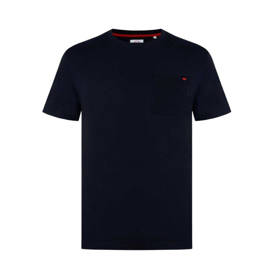 Black - Front - Lee Cooper Mens Pocket Regular T-Shirt