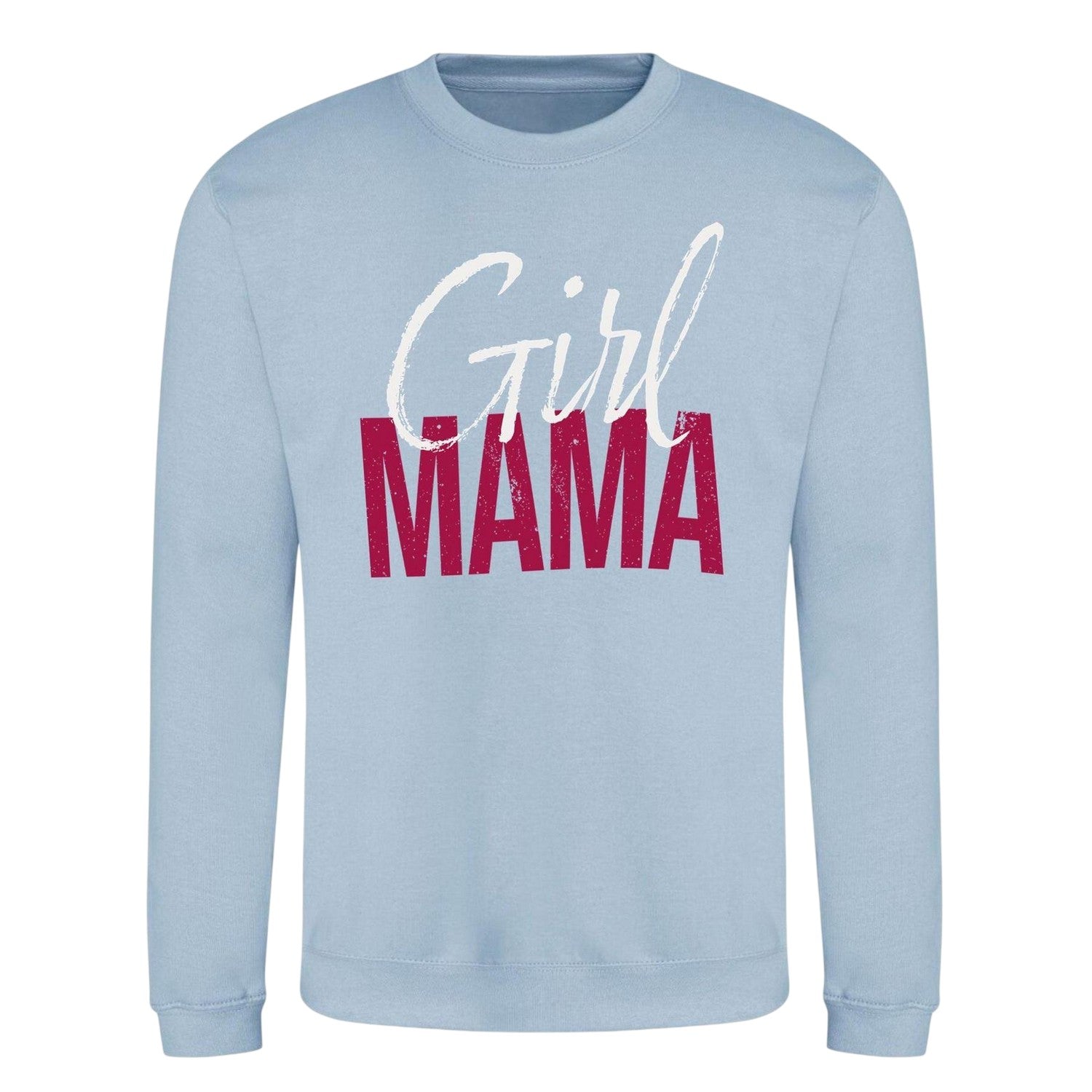 Blue - Front - AWD Womens-Ladies Mama Mothers Day Sweatshirt