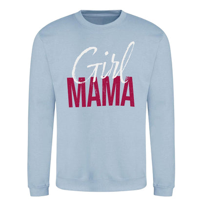 Blue - Front - AWD Womens-Ladies Mama Mothers Day Sweatshirt
