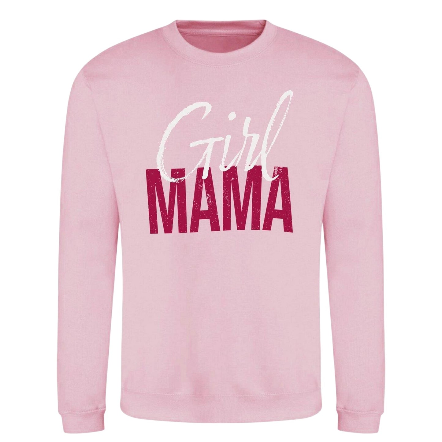 Pink - Front - AWD Womens-Ladies Mama Mothers Day Sweatshirt
