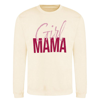 Beige - Front - AWD Womens-Ladies Mama Mothers Day Sweatshirt