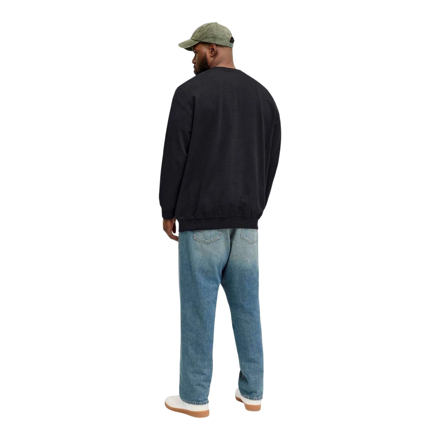 Black - Back - Jack And Jones Mens Archive Logo Sweatshirt