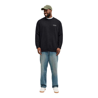 Black - Side - Jack And Jones Mens Archive Logo Sweatshirt