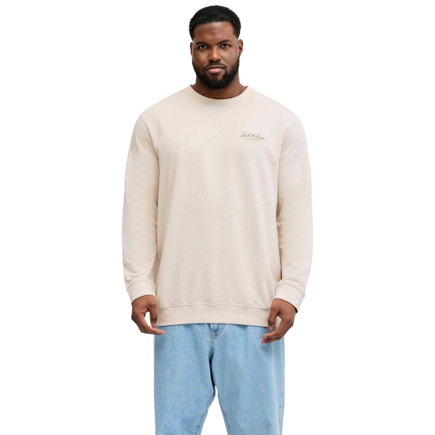 Moonbeam - Side - Jack And Jones Mens Archive Logo Sweatshirt