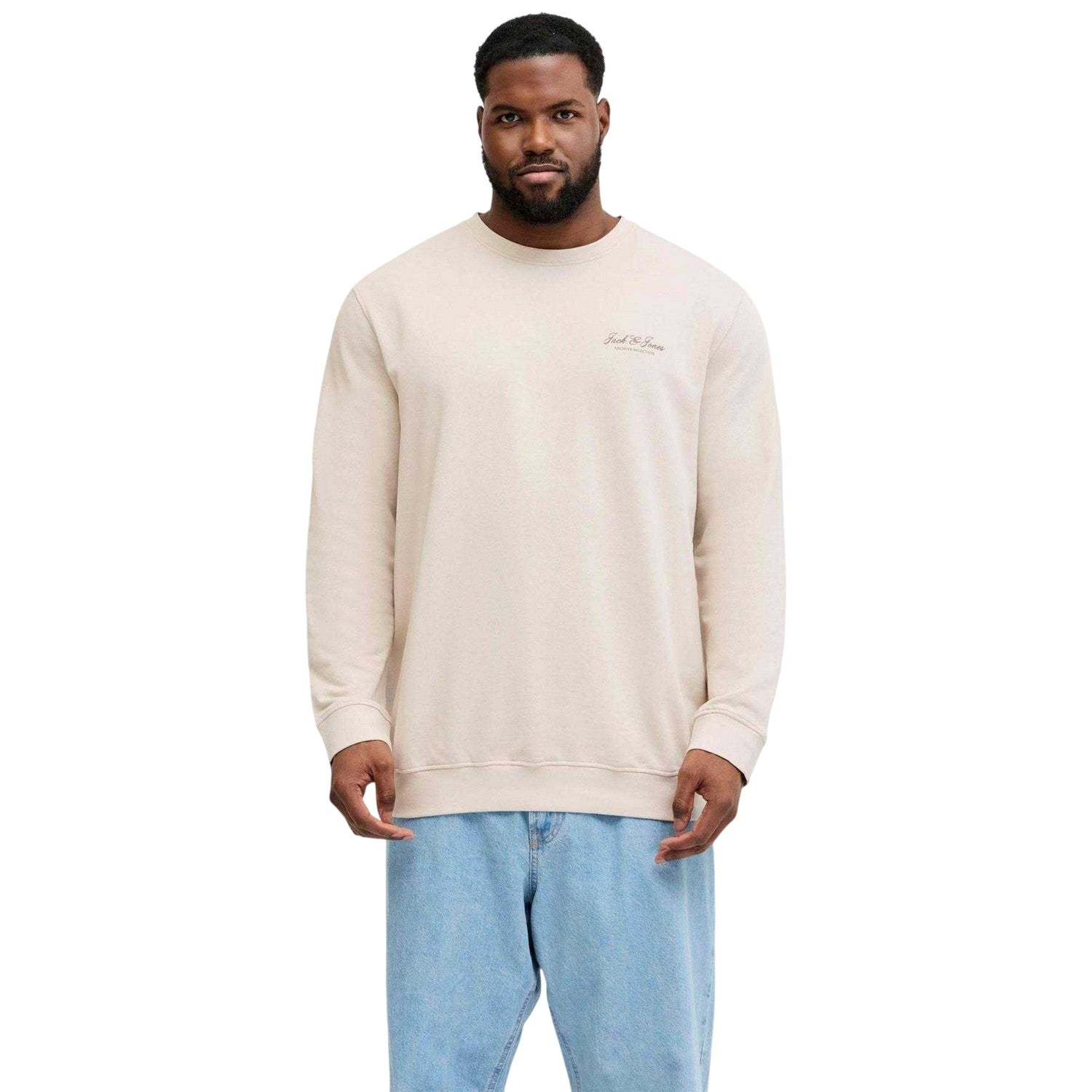 Moonbeam - Side - Jack And Jones Mens Archive Logo Sweatshirt