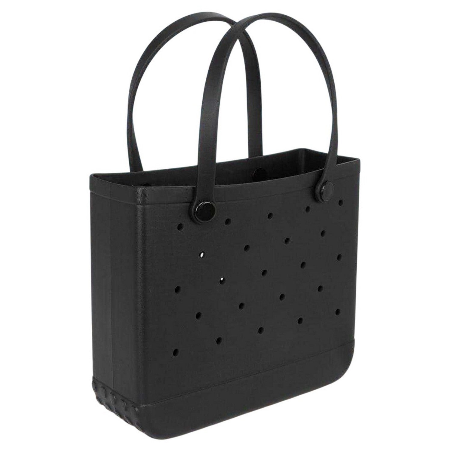 Black - Front - Miso Perforated Beach Tote Bag