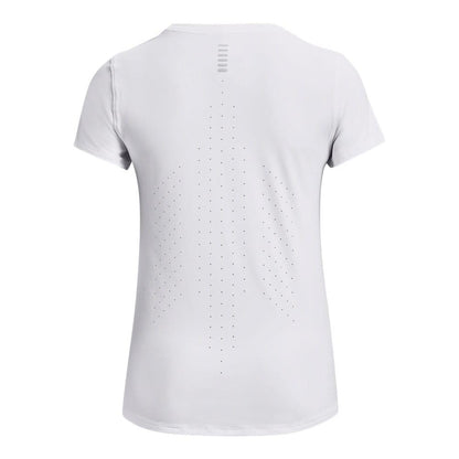 White - Back - Under Armour Womens-Ladies Iso-Chill T-Shirt