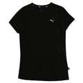 Black - Front - Essentials Womens-Ladies Small Logo T-Shirt