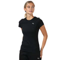 Black - Side - Essentials Womens-Ladies Small Logo T-Shirt