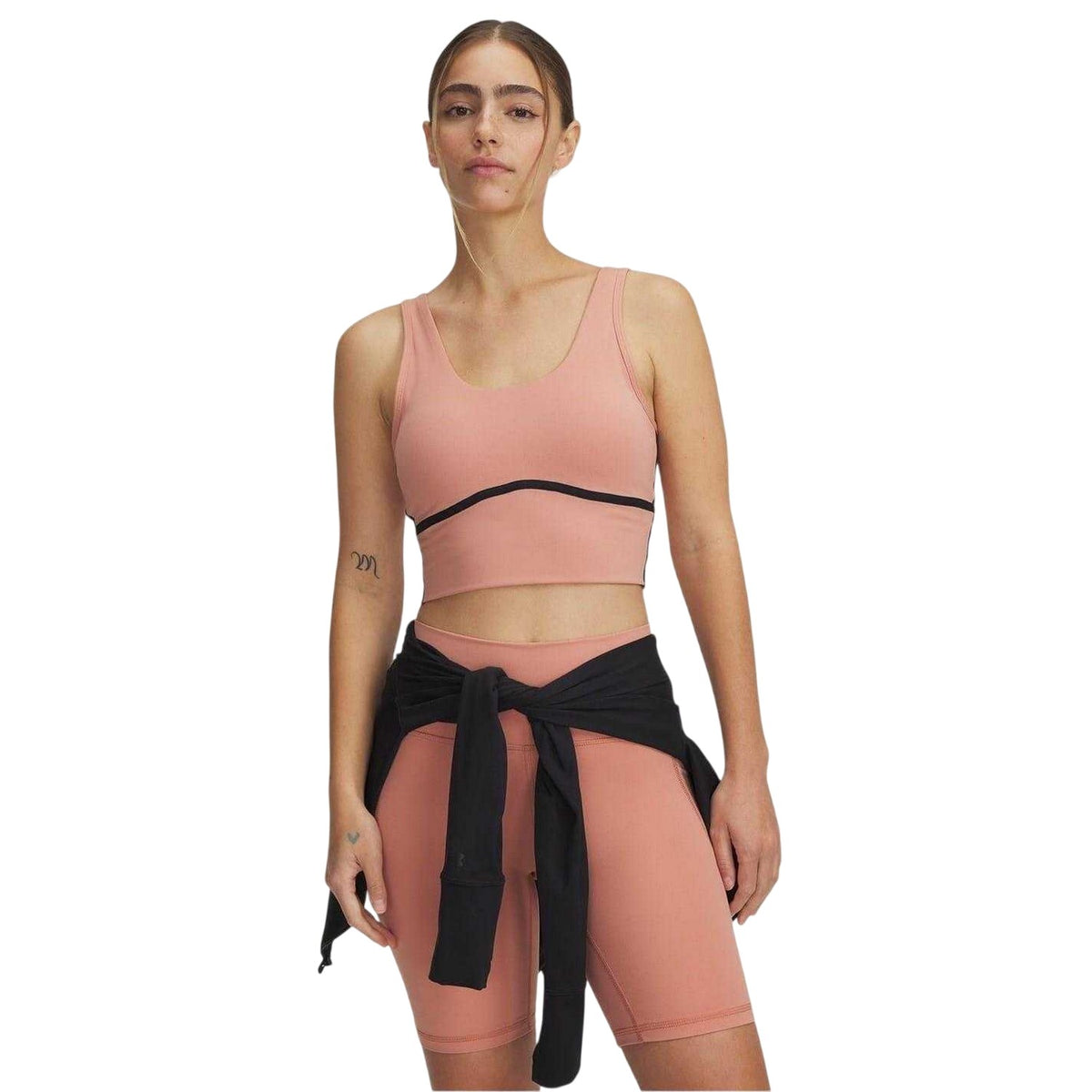 Pink - Front - Under Armour Womens-Ladies Meridian Sports Bra