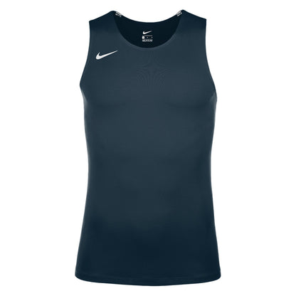 Obsidian Black - Front - Nike Mens Crew Neck Slim Tank Top