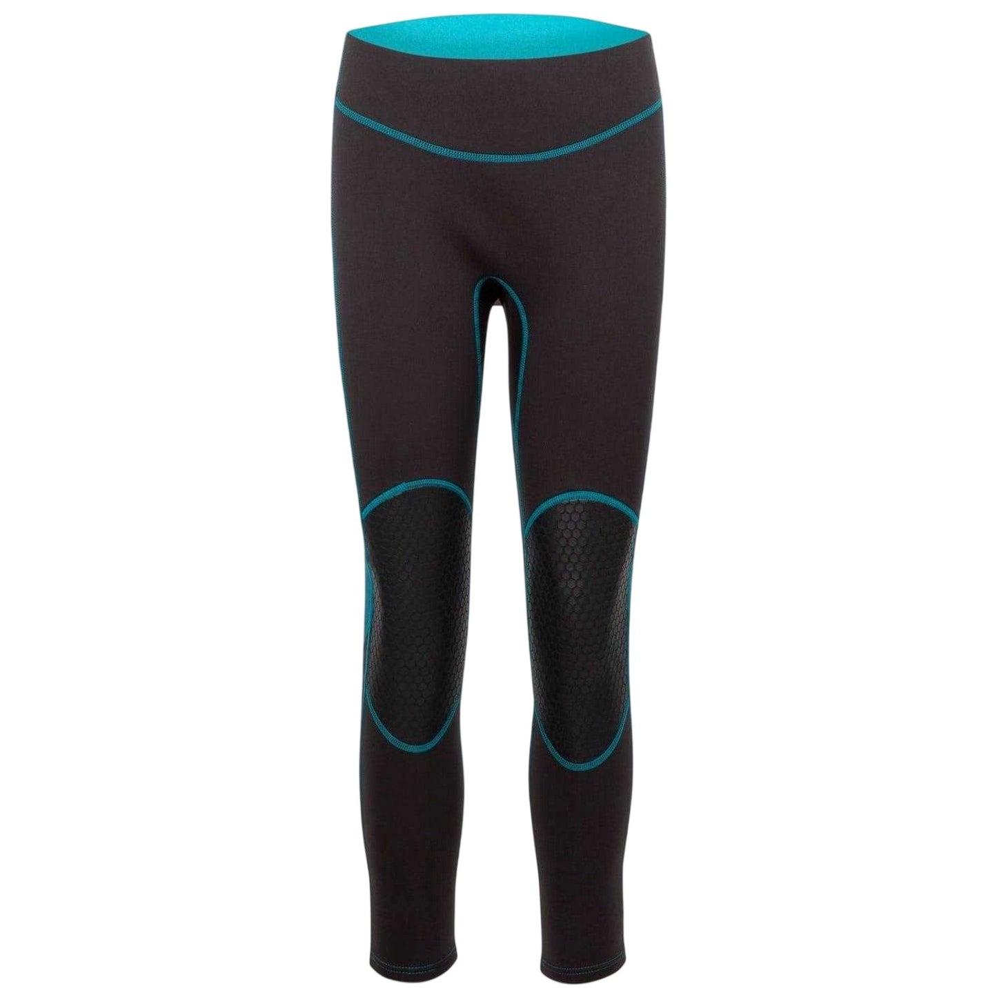 Dark Grey Melange - Front - Trespass Unisex Adult Neoprene Colour Block Leggings