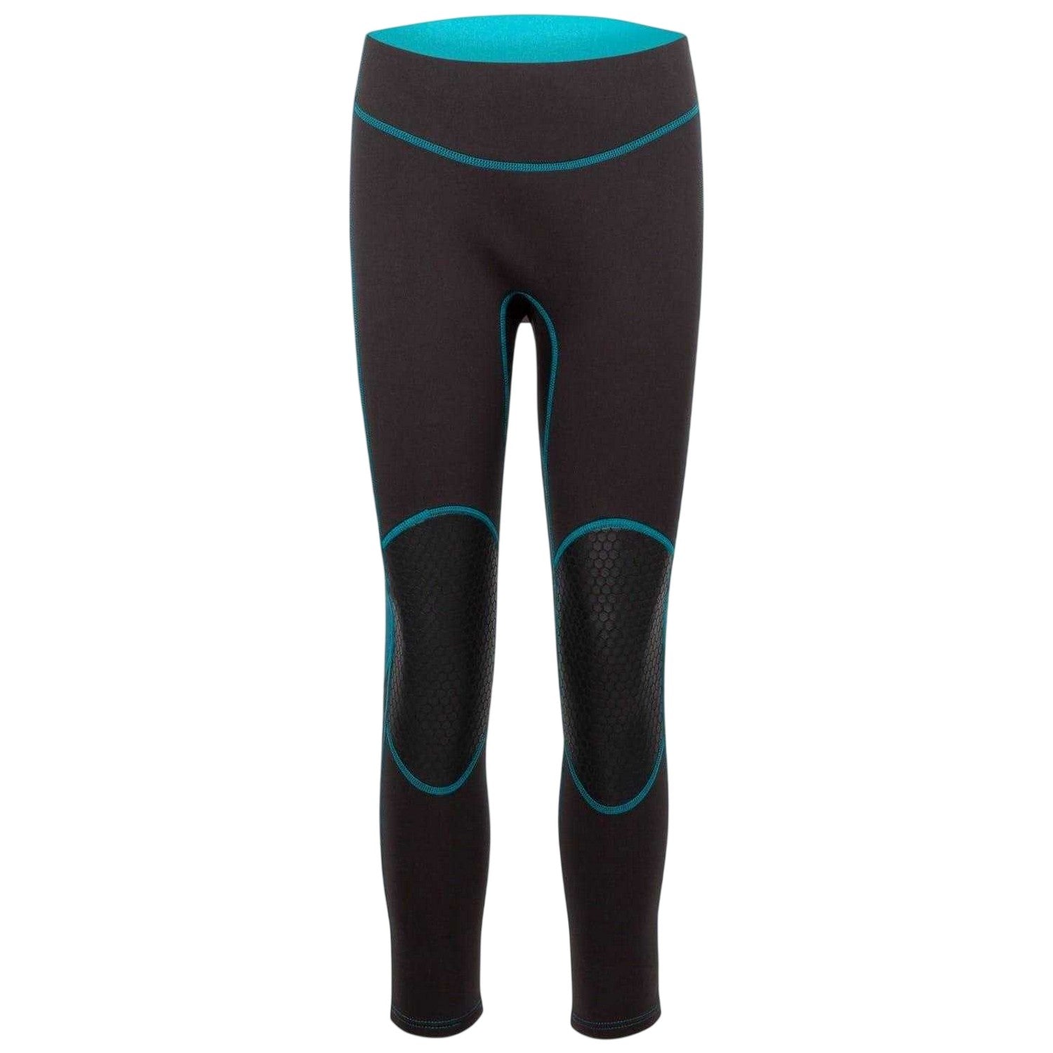 Dark Grey Melange - Front - Trespass Unisex Adult Neoprene Colour Block Leggings
