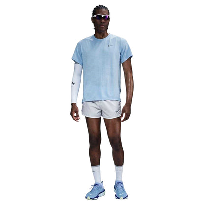 Blue - Front - Nike Mens Miler Dri-FIT Crew Neck T-Shirt