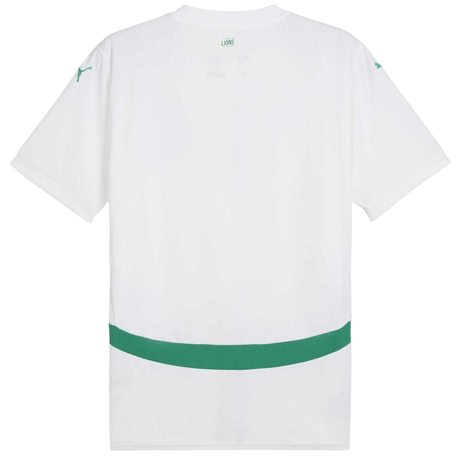 White-Green - Back - Senegal Mens 2025 Puma Home Jersey