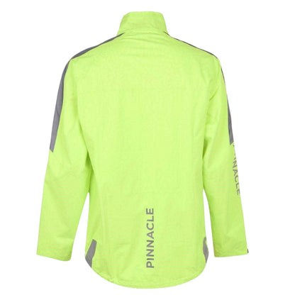 Yellow - Back - Pinnacle Mens Competition Cycling Jacket