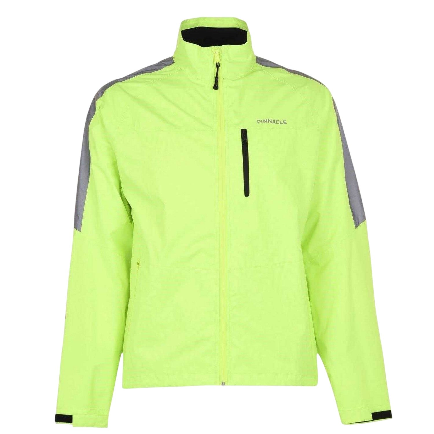 Yellow - Front - Pinnacle Mens Competition Cycling Jacket