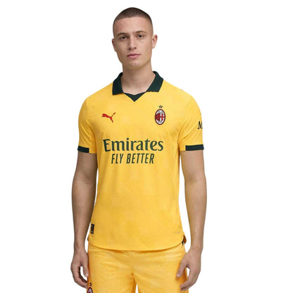 Yellow-Green - Side - AC Milan Mens Authentic 25-26 Third Jersey