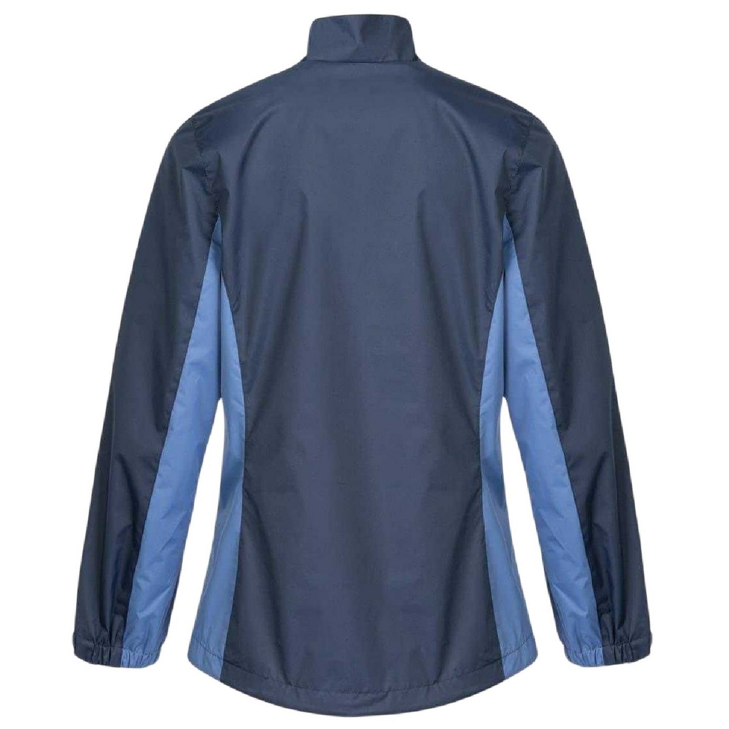 Navy - Back - Slazenger Womens-Ladies Contrast Panel Water Resistant Jacket