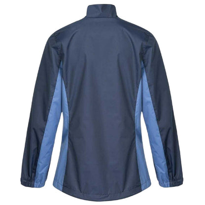 Navy - Back - Slazenger Womens-Ladies Contrast Panel Water Resistant Jacket