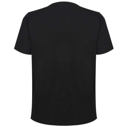 Black - Back - Biba Womens-Ladies Stars Cotton T-Shirt