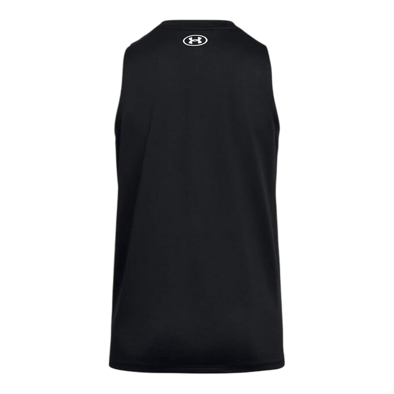Black-White - Back - Under Armour Womens-Ladies Tech Solid Technical Vest Top