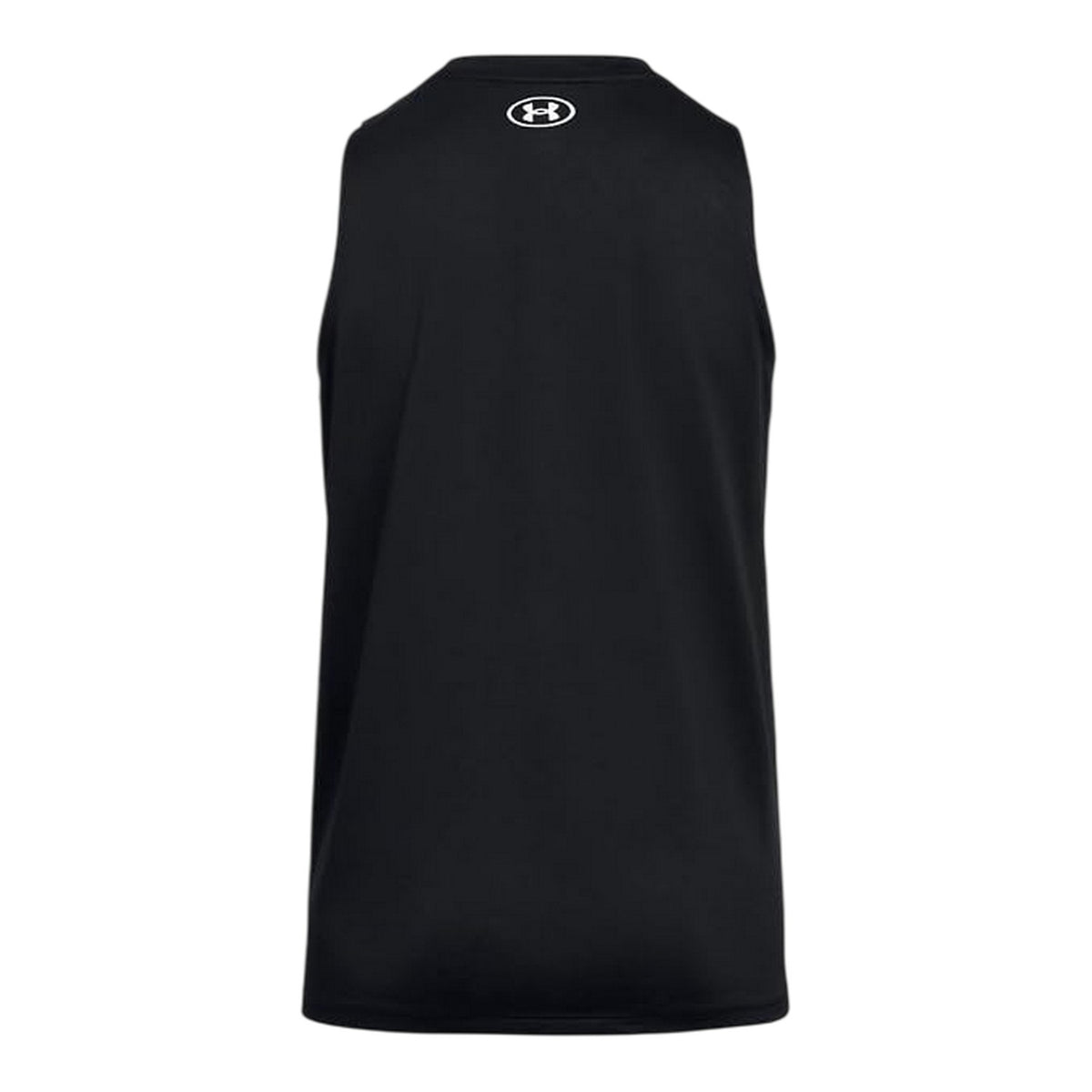 Black-White - Back - Under Armour Womens-Ladies Tech Solid Technical Vest Top
