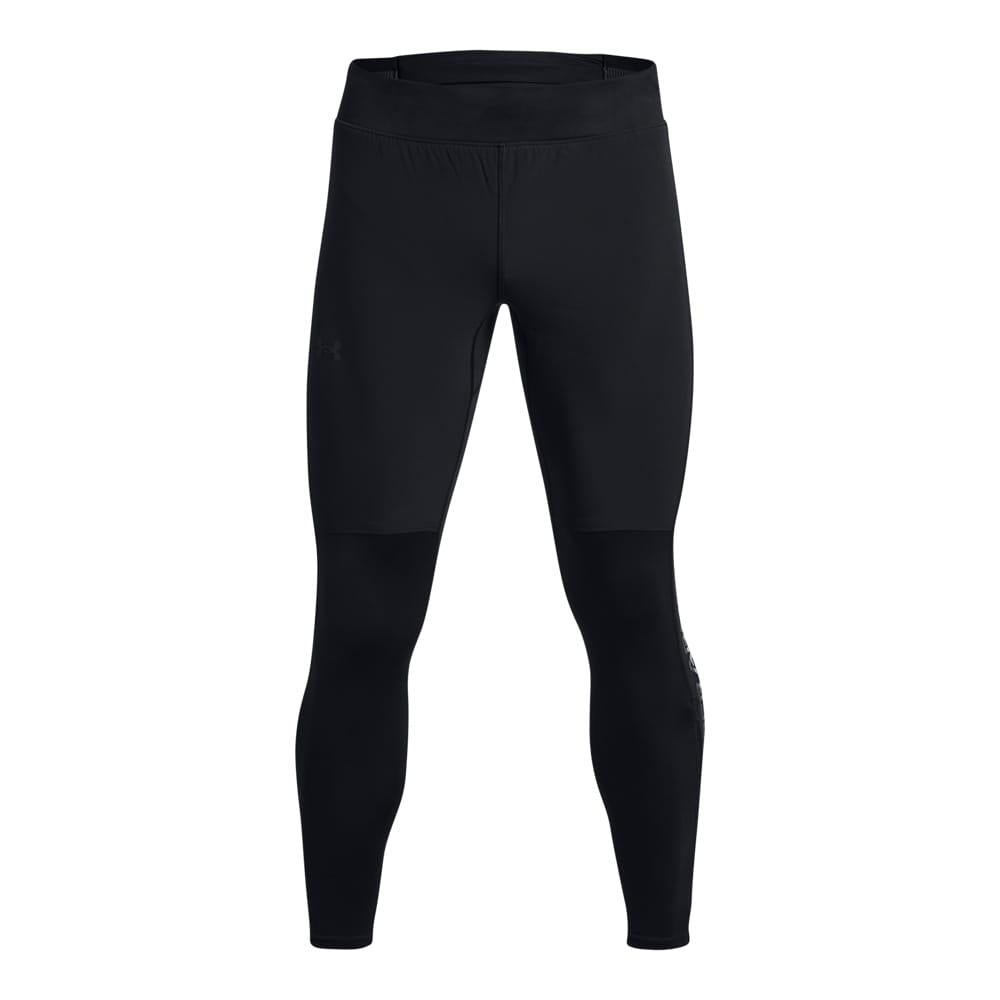 Black - Front - Under Armour Mens Qualifier Elite Cold Tights