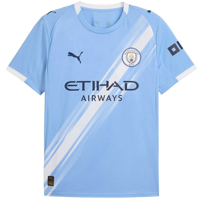 Blue - Front - Puma Mens 25-26 Manchester City FC Home Jersey