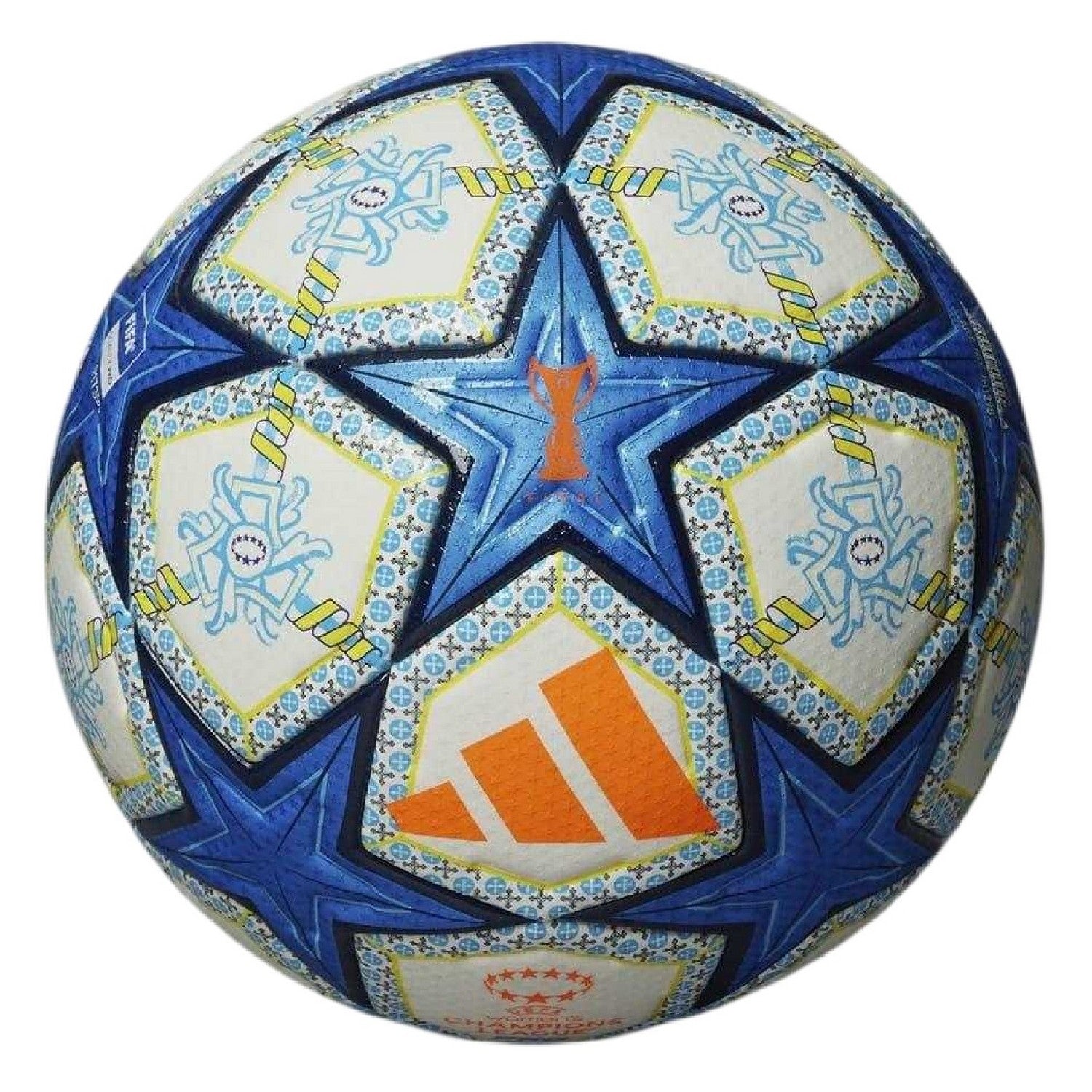 White-Blue - Back - Adidas 2024-2025 UEFA Champions League Match Football