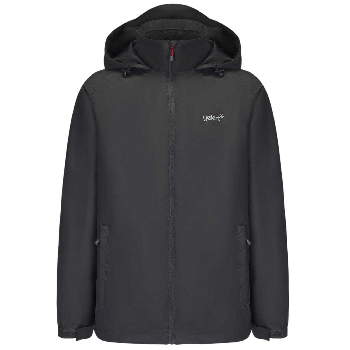 Charcoal-Red - Front - Gelert Mens Horizon Stormlite Waterproof Jacket