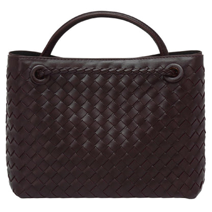 Brown - Back - Where´s That From Woven Leather Tote Bag