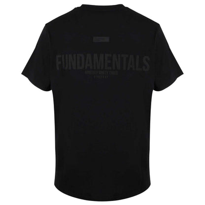 Black - Back - Firetrap Mens Puff Print Oversized T-Shirt
