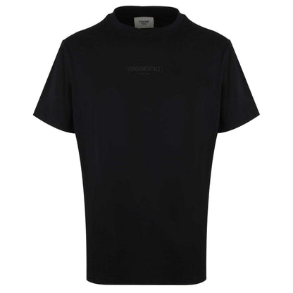 Black - Front - Firetrap Mens Puff Print Oversized T-Shirt