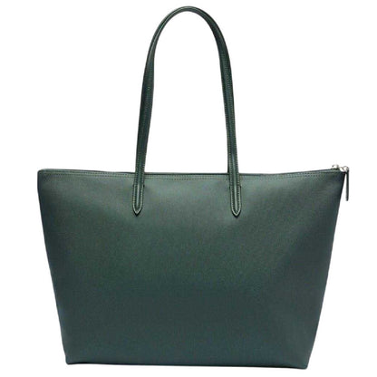 Green - Back - Lacoste Womens-Ladies Large PVC Tote Bag