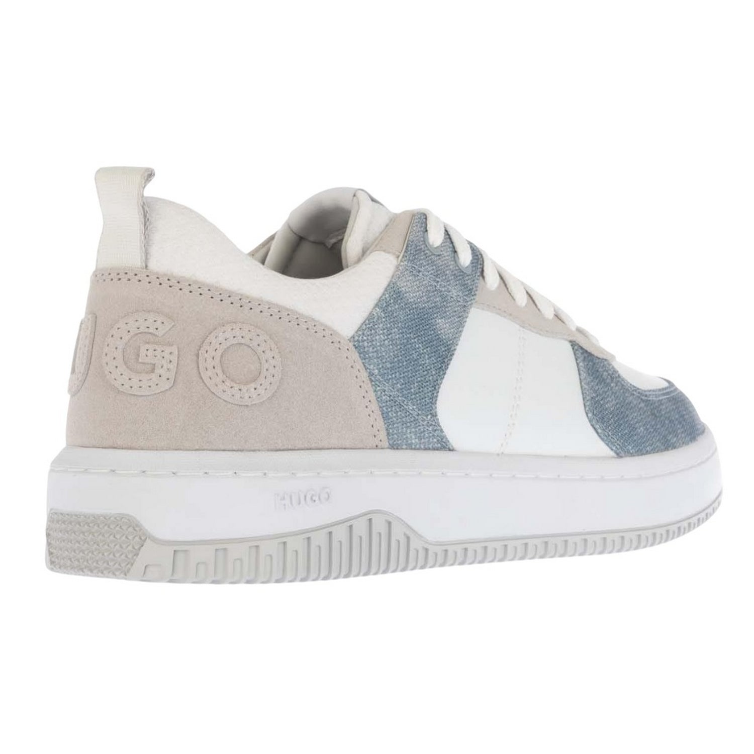Multicoloured - Lifestyle - Hugo Womens-Ladies Kilian Leather Tennis Trainers