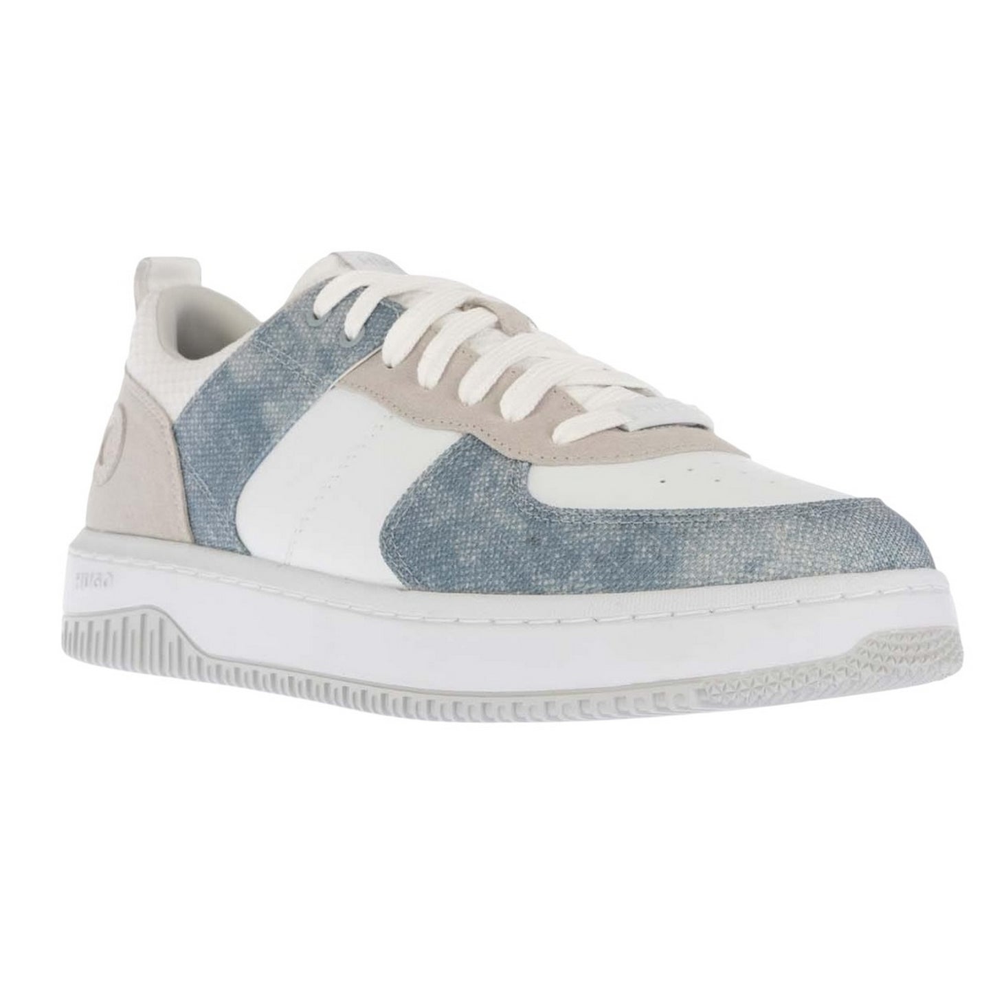 Multicoloured - Front - Hugo Womens-Ladies Kilian Leather Tennis Trainers