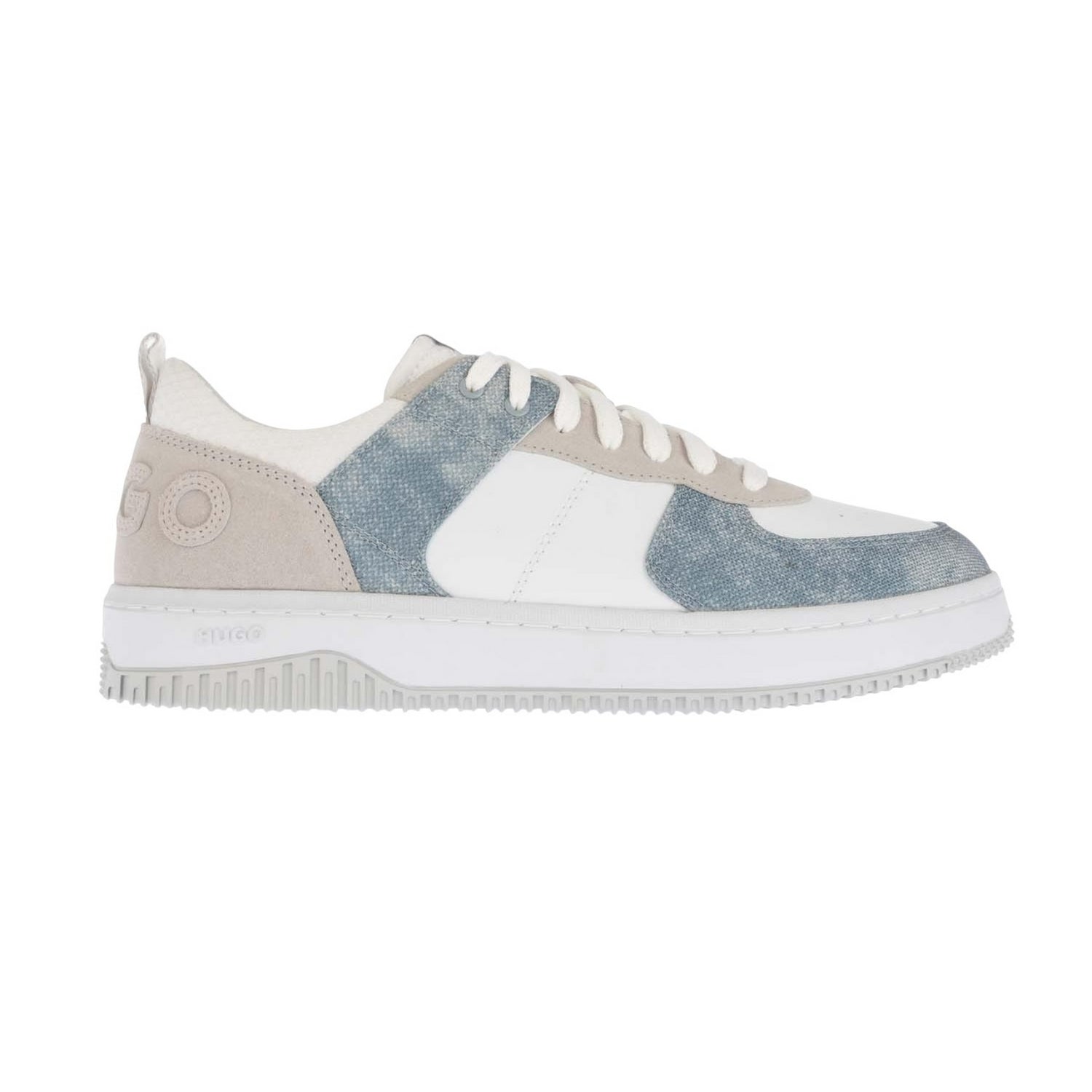 Multicoloured - Pack Shot - Hugo Womens-Ladies Kilian Leather Tennis Trainers
