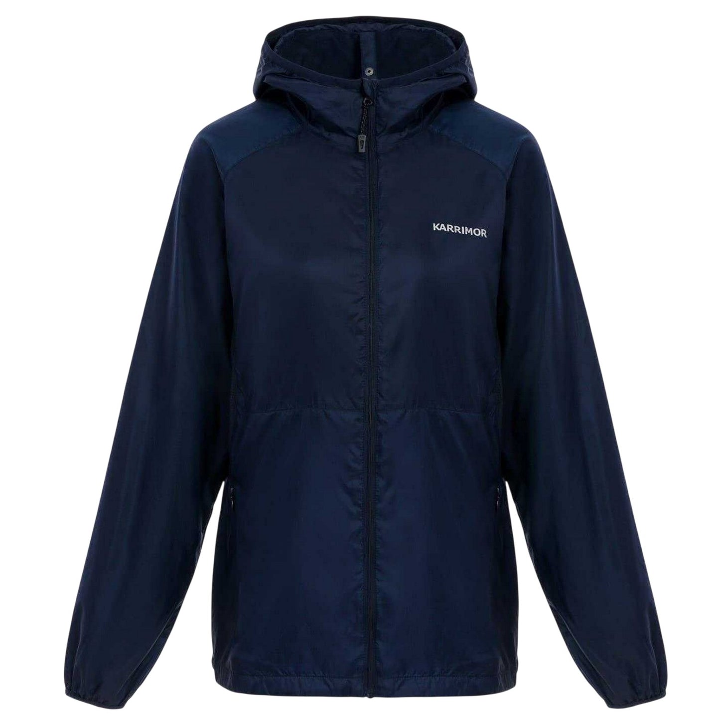 Navy - Front - Karrimor Womens-Ladies Outdoor Hooded Jacket