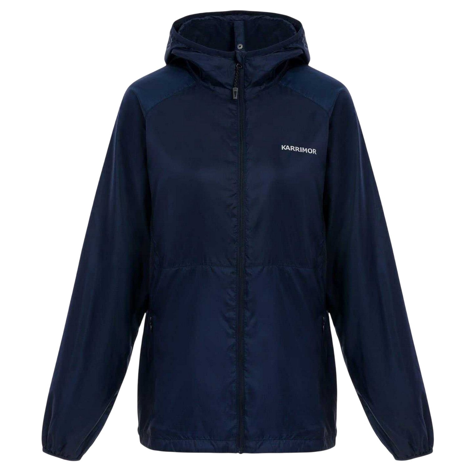 Navy - Front - Karrimor Womens-Ladies Outdoor Hooded Jacket