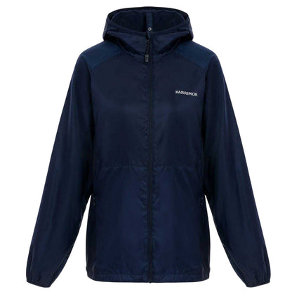 Navy - Front - Karrimor Womens-Ladies Outdoor Hooded Jacket