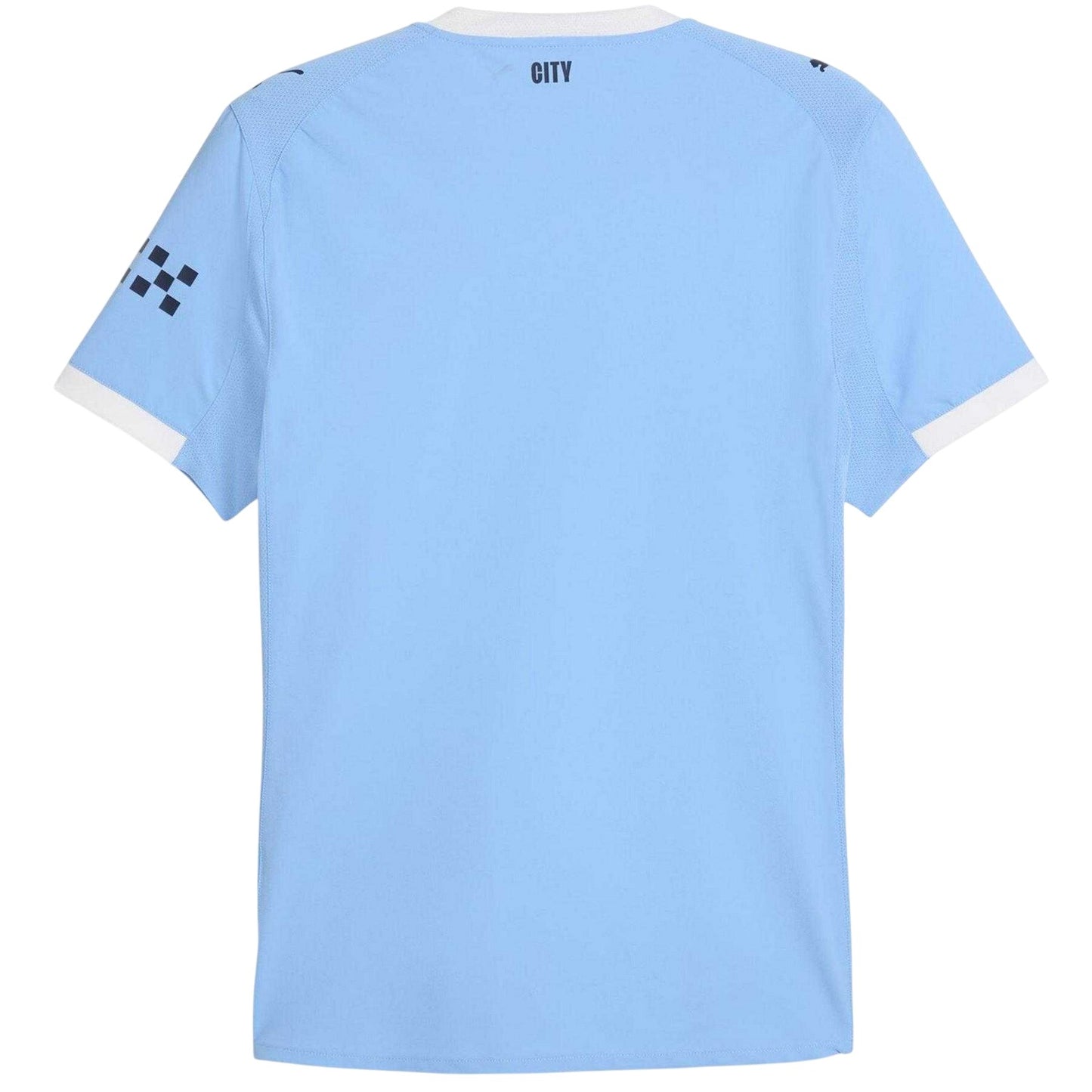 Blue - Back - Puma Mens Authentic 25-26 Manchester City FC Home Jersey
