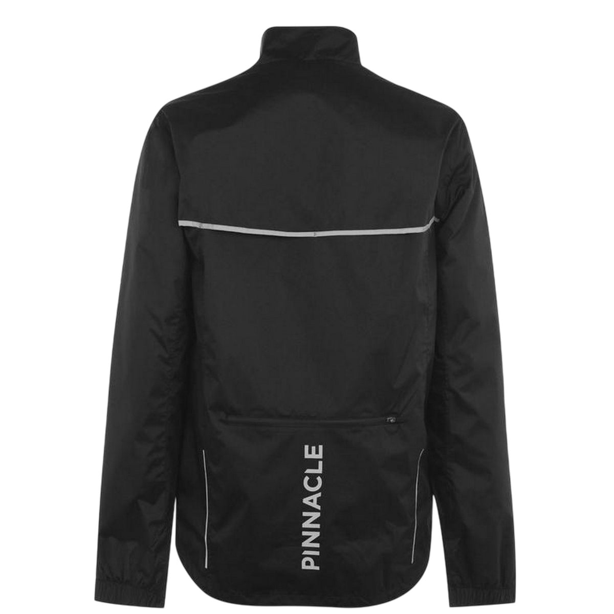 Black - Back - Pinnacle Mens Waterproof Cycling Jacket