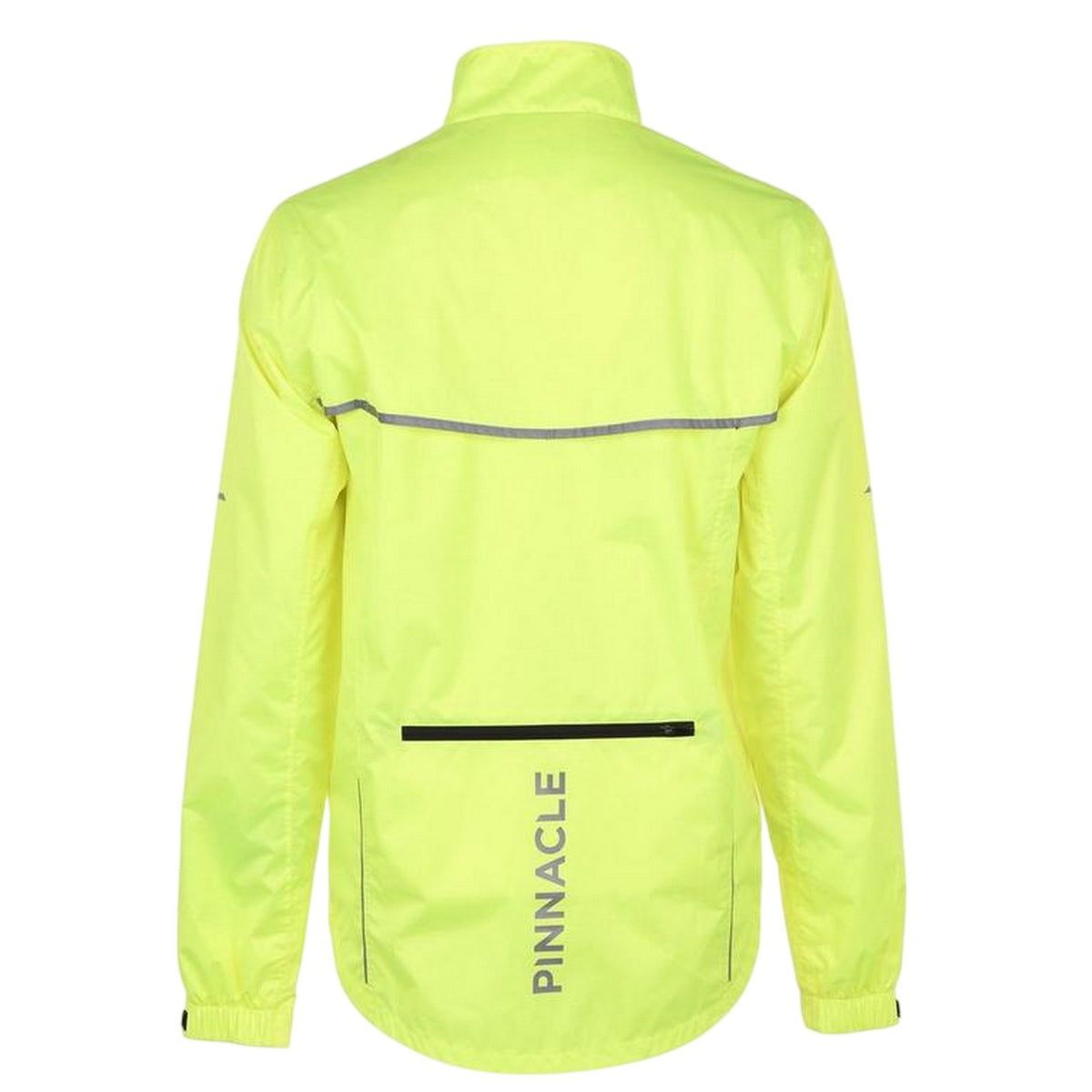 Yellow - Back - Pinnacle Mens Waterproof Cycling Jacket