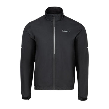 Black - Front - Pinnacle Mens Waterproof Cycling Jacket