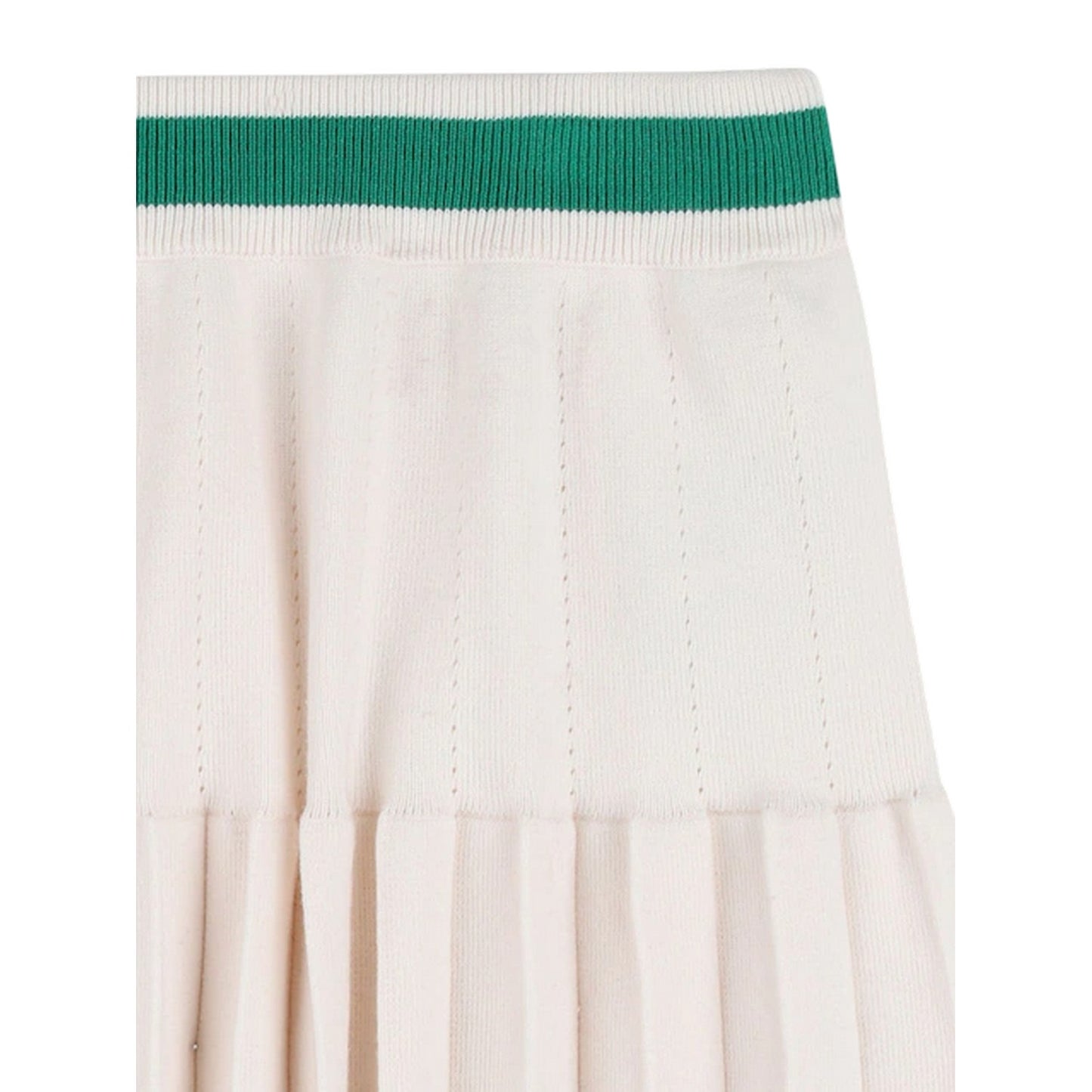 Cream - Side - Kids Around Girls Pleated Tennis Mini Skirt